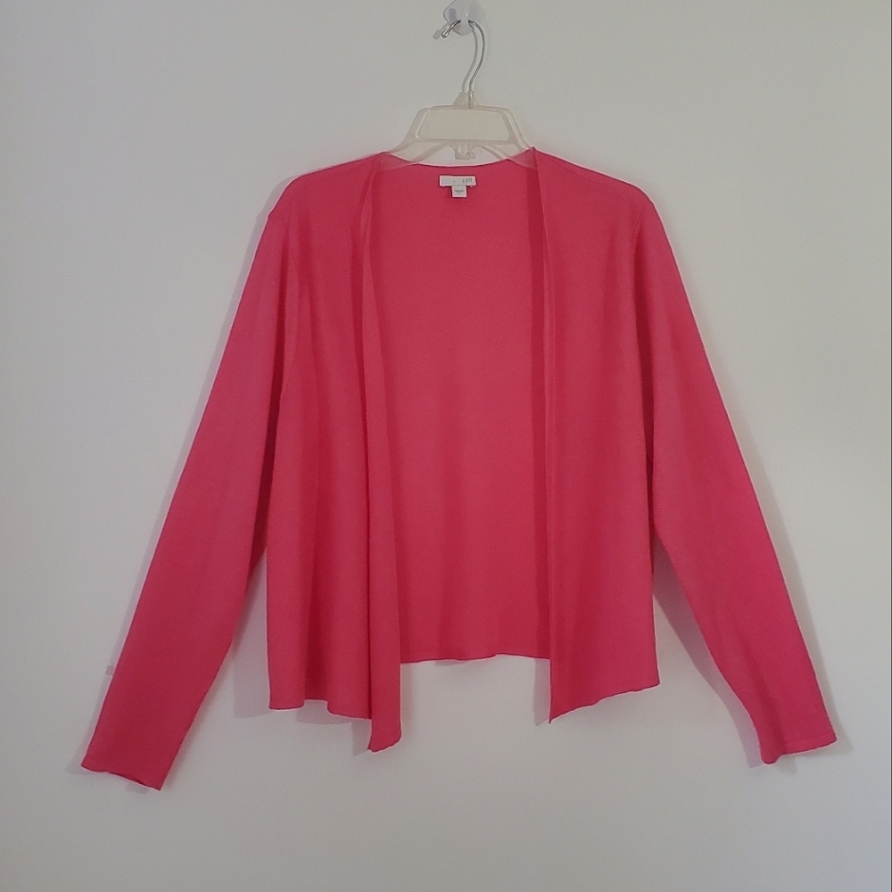 J. Jill Linen Open Front Sweater. Like new!